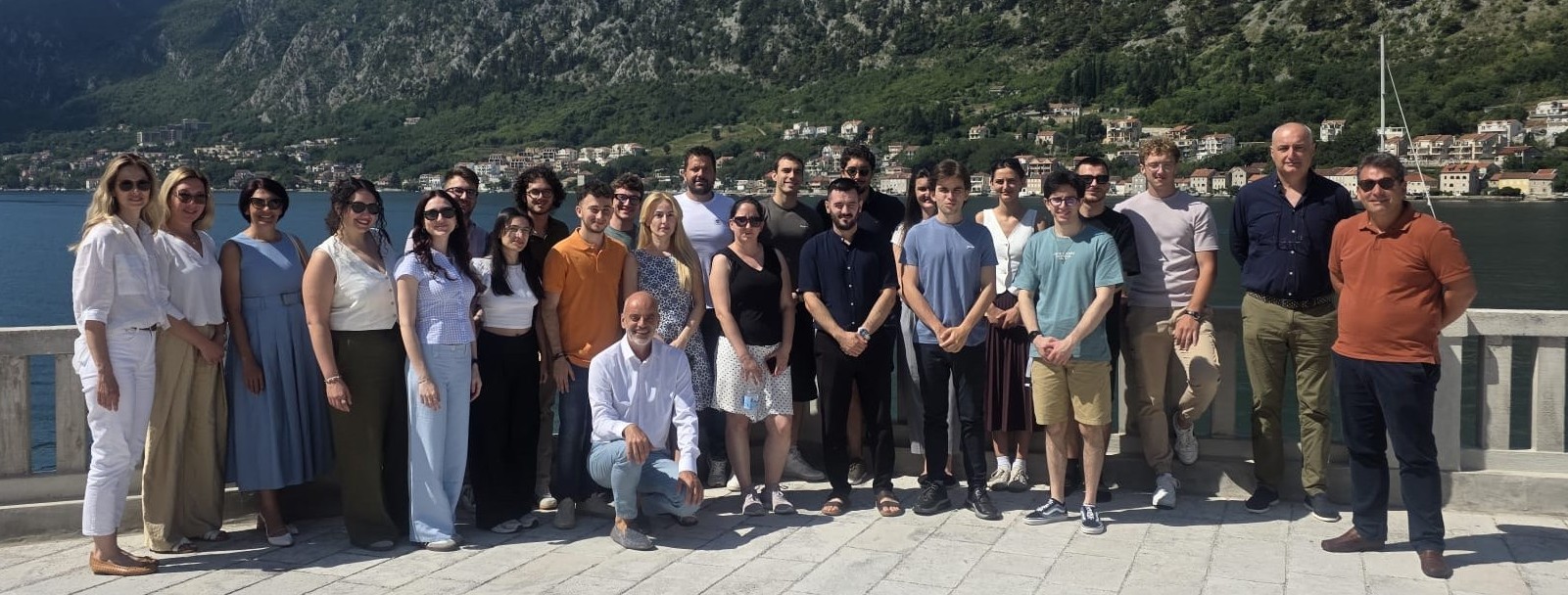 Foto di gruppo del Master in Montenegro